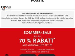 Fossil.com Gutscheine & Cashback im April 2024