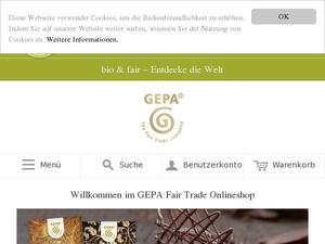 Gepa-shop.de Gutscheine & Cashback im April 2024