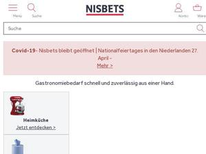 Nisbets.de Gutscheine & Cashback im April 2024