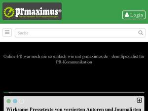 Prmaximus.de Gutscheine & Cashback im April 2024