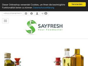 Sayfresh.de Gutscheine & Cashback im April 2024
