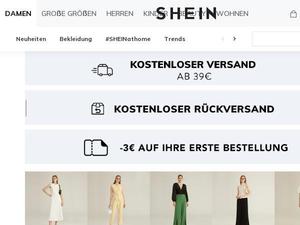 Shein.com Gutscheine & Cashback im Mai 2024