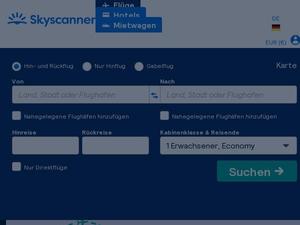 Skyscanner.de Gutscheine & Cashback im Mai 2024