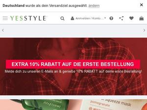 Yesstyle.com Gutscheine & Cashback im April 2024