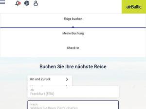 Airbaltic.com Gutscheine & Cashback im September 2022