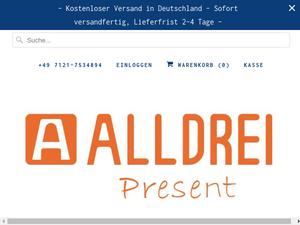 Alldrei.de Gutscheine & Cashback im April 2024