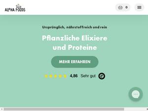 Alphafoods.de Gutscheine & Cashback im April 2024