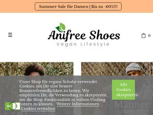 Anifree-shoes.de Gutscheine & Cashback im September 2023 Anifree-shoes.de Gutscheine & Cashback im September 2023