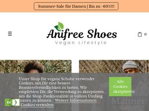 Anifree-shoes.de Gutscheine & Cashback im März 2024