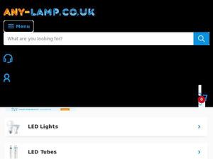 Any-lamp.co.uk voucher and cashback in March 2023