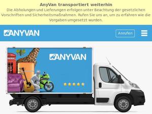 Anyvan.de Gutscheine & Cashback im März 2021 Anyvan.de Gutscheine & Cashback im März 2021