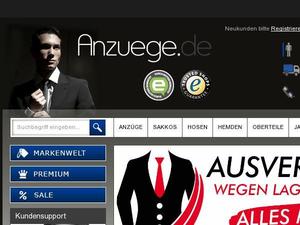 Anzuege.de Gutscheine & Cashback im März 2023 Anzuege.de Gutscheine & Cashback im März 2023