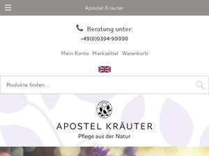 Apostel-kraeuter.de Gutscheine & Cashback im April 2021 Apostel-kraeuter.de Gutscheine & Cashback im April 2021