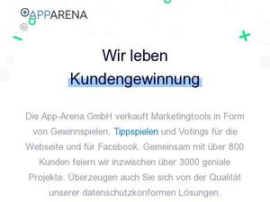 App-arena.com Gutscheine & Cashback im Mai 2022