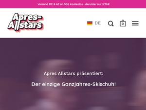 Apres-allstars.com Gutscheine & Cashback im September 2023 Apres-allstars.com Gutscheine & Cashback im September 2023
