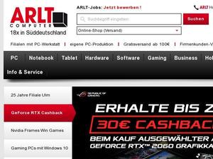 Arlt.com Gutscheine & Cashback im September 2023