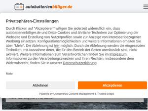 Autobatterienbilliger.de Gutscheine & Cashback im August 2022