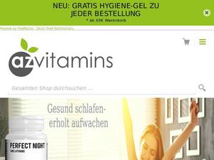 Az-vitamins.com Gutscheine & Cashback im Mai 2022