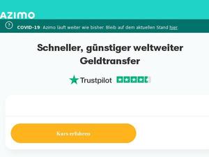 Azimo.com Gutscheine & Cashback im Januar 2021 Azimo.com Gutscheine & Cashback im Januar 2021