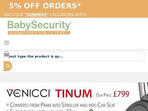Babysecurity.co.uk voucher and cashback in May 2022
