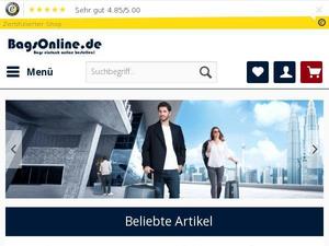 Bagsonline.de Gutscheine & Cashback im Mai 2024