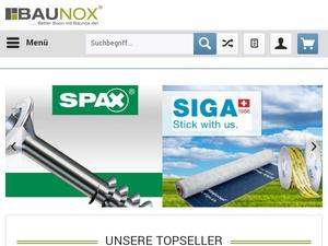 Baunox.de Gutscheine & Cashback im April 2024