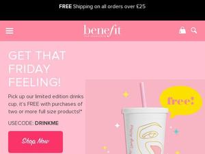 Benefitcosmetics.com voucher and cashback in May 2022