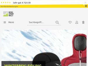 Bergsport-welt.de Gutscheine & Cashback im März 2023 Bergsport-welt.de Gutscheine & Cashback im März 2023