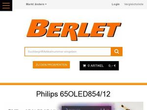 Berlet.de Gutscheine & Cashback im April 2024