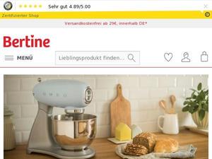 Bertine.de Gutscheine & Cashback im März 2023 Bertine.de Gutscheine & Cashback im März 2023