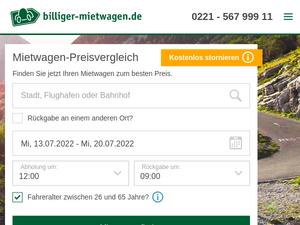 Billiger-mietwagen.de Gutscheine & Cashback im April 2024