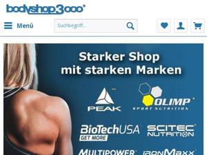 Bodyshop3000.de Gutscheine & Cashback im April 2024