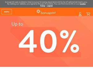 Bonusprint.co.uk voucher and cashback in May 2022