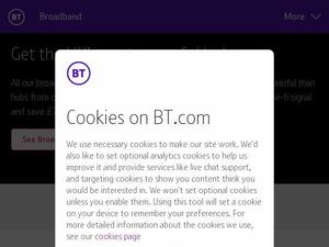 Bt.com voucher and cashback in May 2022