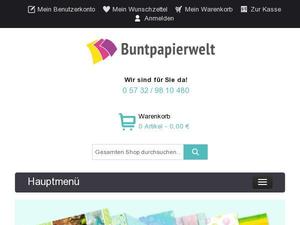 Buntpapierwelt.de Gutscheine & Cashback im September 2023
