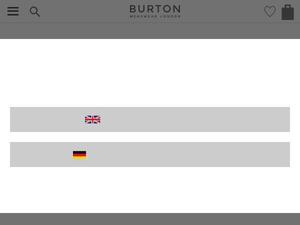 Burton.co.uk voucher and cashback in May 2022