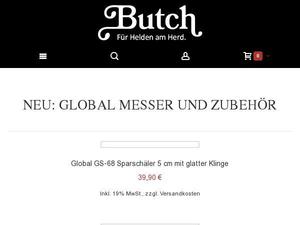 Butch.de Gutscheine & Cashback im September 2022
