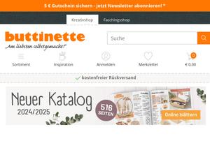 Buttinette.com Gutscheine & Cashback im April 2024