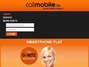 Callmobile.de Gutscheine & Cashback im Mai 2022