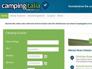 CampingItalia.it voucher and cashback in May 2022