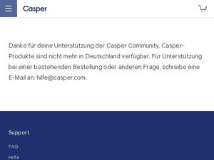 Casper.com Gutscheine & Cashback im Mai 2022
