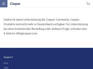 Casper.com Gutscheine & Cashback im April 2023 Casper.com Gutscheine & Cashback im April 2023