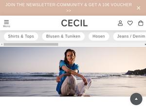 Cecil.de Gutscheine & Cashback im April 2024