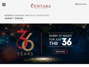 Centarahotelsresorts.com voucher and cashback in May 2022