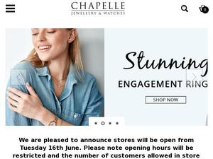 Chapelle.co.uk voucher and cashback in May 2022