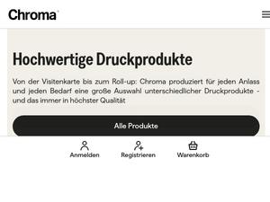 Chromadruckerei Gutscheine & Cashback im Mai 2025