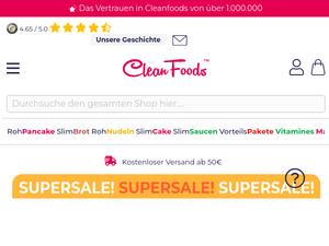 Cleanfoods Gutscheine & Cashback im April 2025 Cleanfoods Gutscheine & Cashback im April 2025
