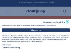 Cleangang.de Gutscheine & Cashback im März 2023