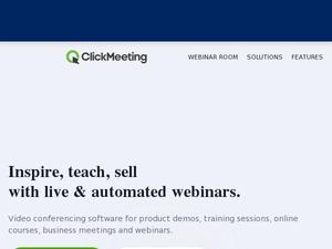 Clickmeeting.com Gutscheine & Cashback im März 2024
