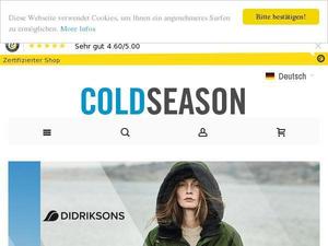 Coldseason.de Gutscheine & Cashback im März 2023